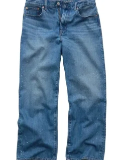 American Eagle Loose Jeans in Brilliant Blue
