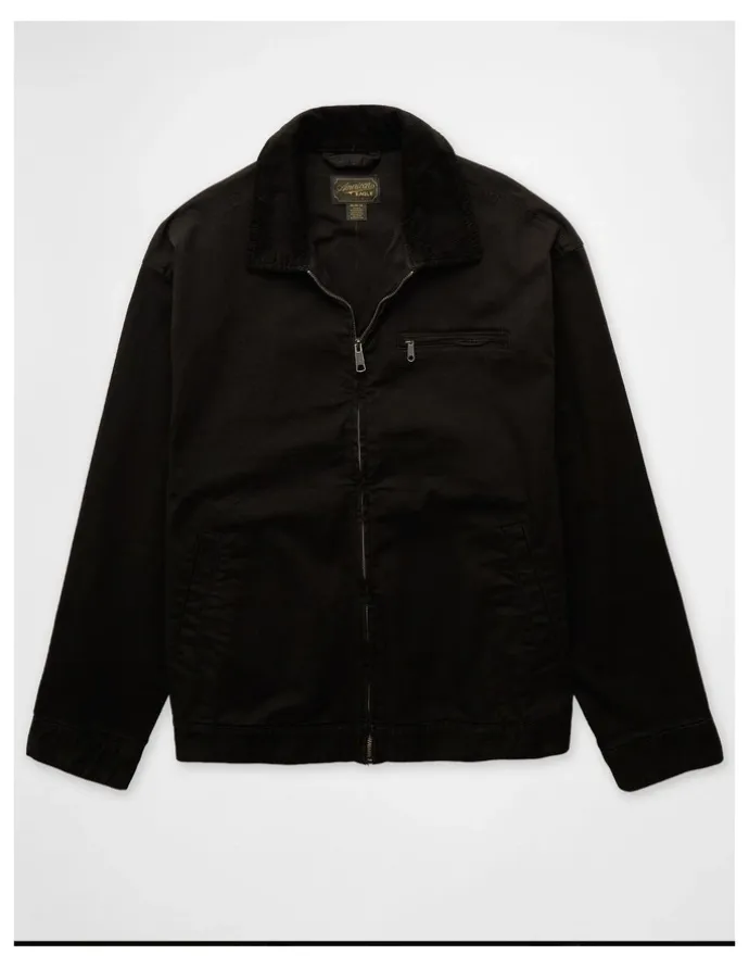 American Eagle Workwear Jacket in Black