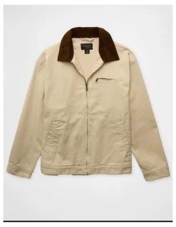 American Eagle Workwear Jacket in Natural
