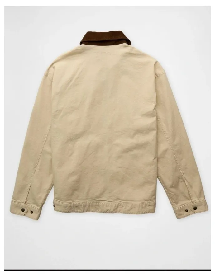 American Eagle Workwear Jacket in Natural
