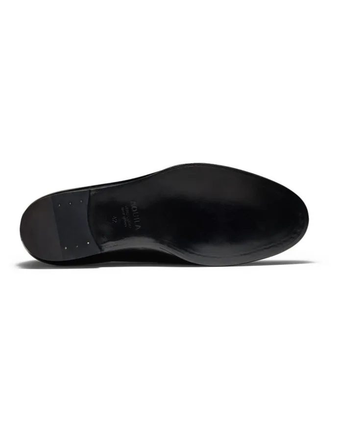 Aquila Bass Penny Loafers in Black