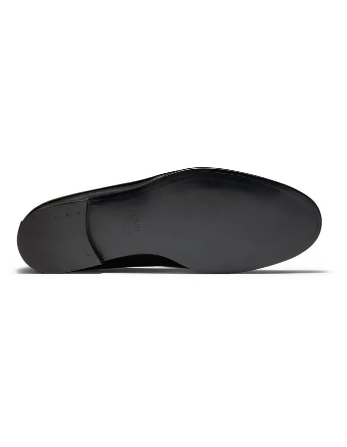 Aquila Bass Tassel Loafers in Black