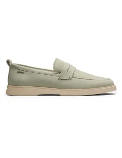 Aquila Breeze Nubuck Loafers in Mint