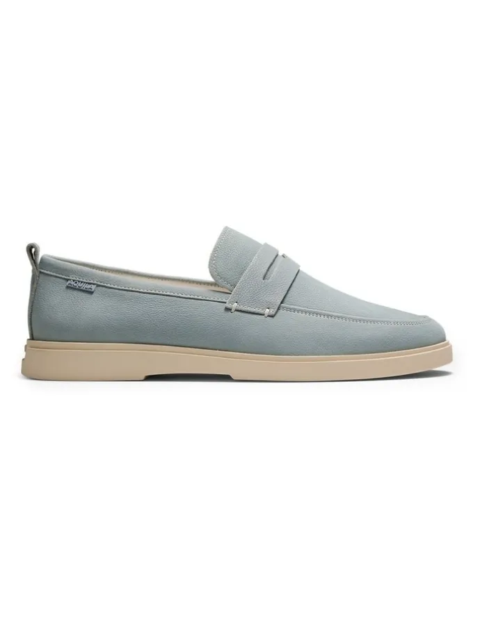 Aquila Breeze Nubuck Loafers in Sky