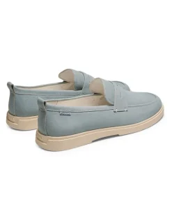 Aquila Breeze Nubuck Loafers in Sky