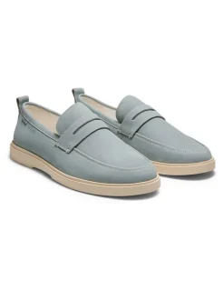 Aquila Breeze Nubuck Loafers in Sky