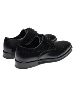 Aquila Cortland Brogue Derby Shoes in Black