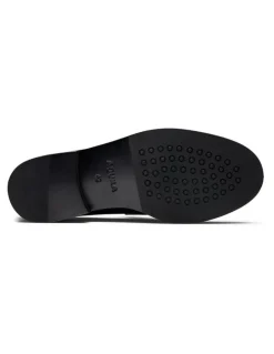 Aquila Dartmouth Leather Loafers in Black