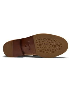 Aquila Dartmouth Suede Loafers in Sand