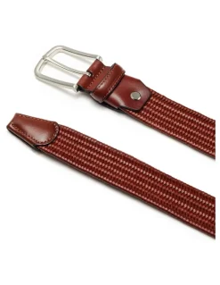 Aquila Devon Leather Belt in Whiskey