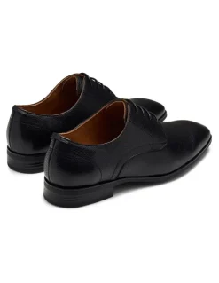 Aquila Dutch Derby Shoes in Black