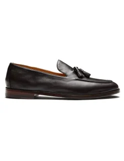 Aquila Elias Tassel Loafers in Brown