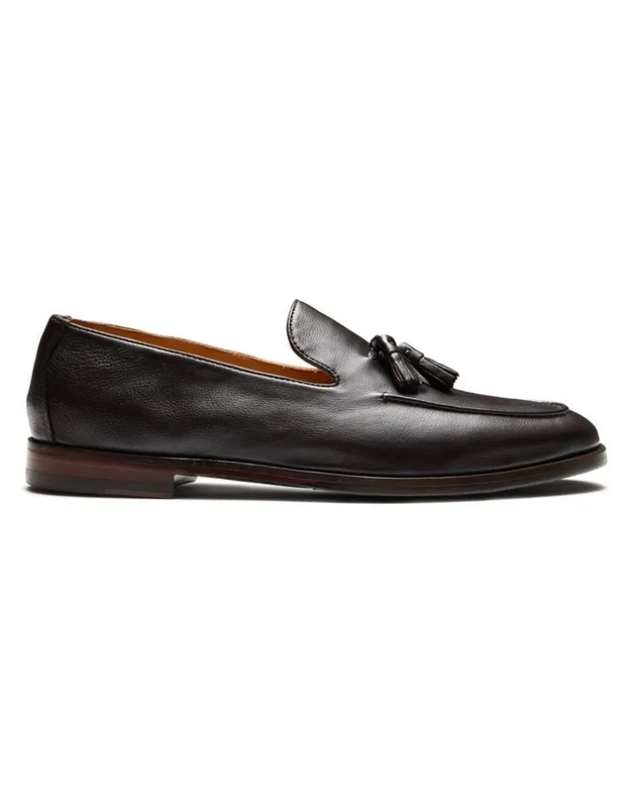 Aquila Elias Tassel Loafers in Brown