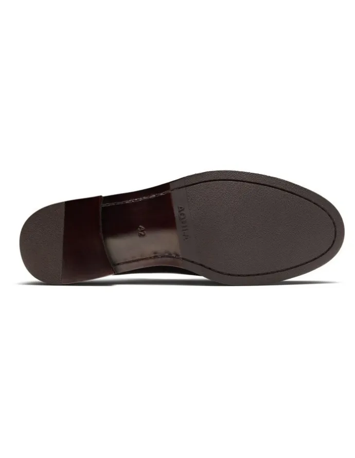 Aquila Elias Tassel Loafers in Brown