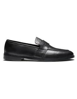 Aquila Elliot Penny Loafers in Black