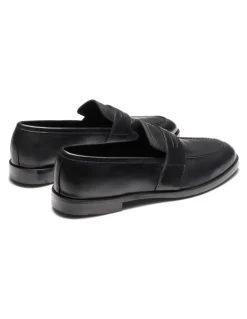 Aquila Elliot Penny Loafers in Black