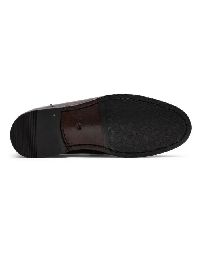 Aquila Elton Penny Loafers in Brown