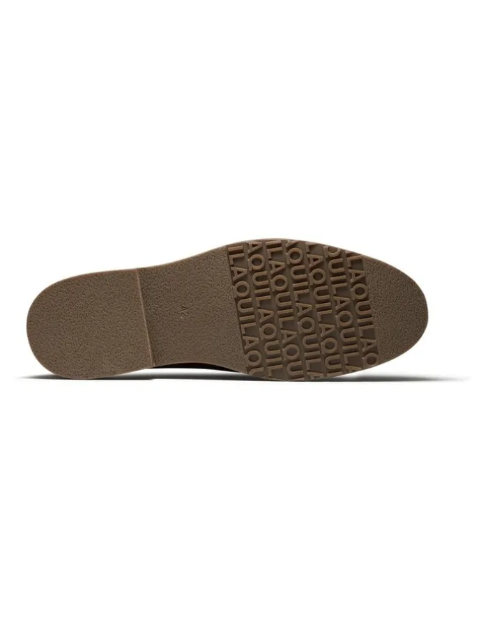 Aquila Emilio Penny Loafers in Dark Brown