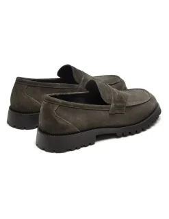 Aquila Ezra Loafers in Charcoal