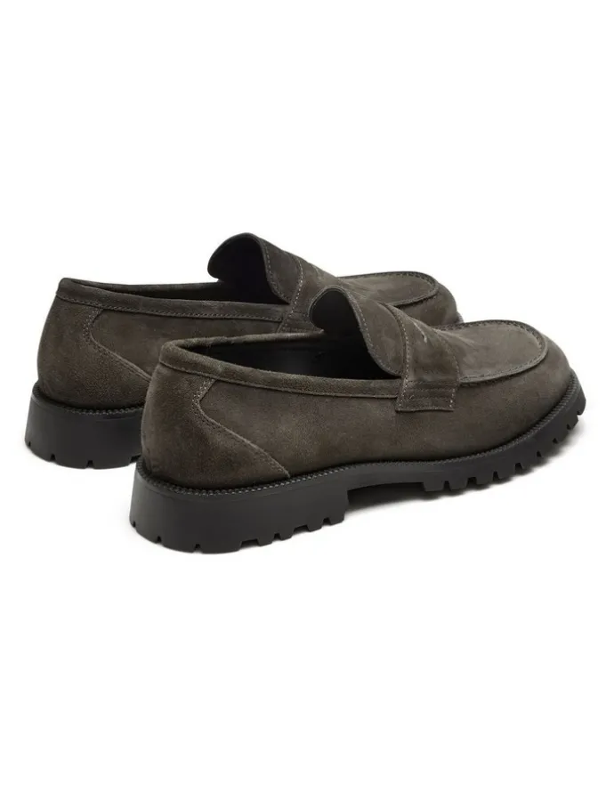 Aquila Ezra Loafers in Charcoal