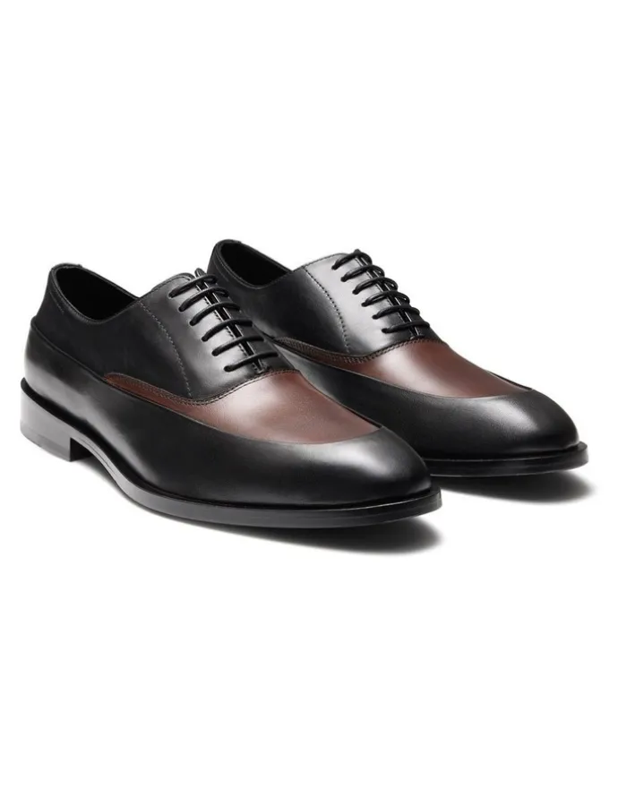 Aquila Fulton Oxford Shoes in Brown Mult
