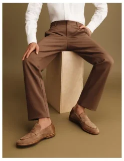 Aquila Giacomo Suede Loafers in Taupe