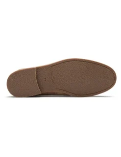 Aquila Giacomo Suede Loafers in Taupe