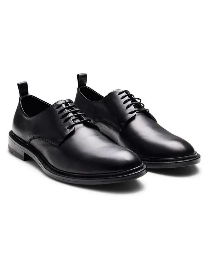 Aquila Hank Derby Shoes in Black