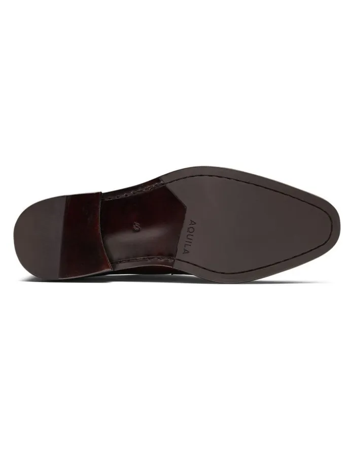 Aquila Langley Derby Shoes in Brown
