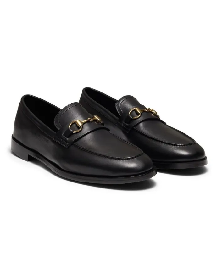 Aquila Luis Penny Loafers in Black