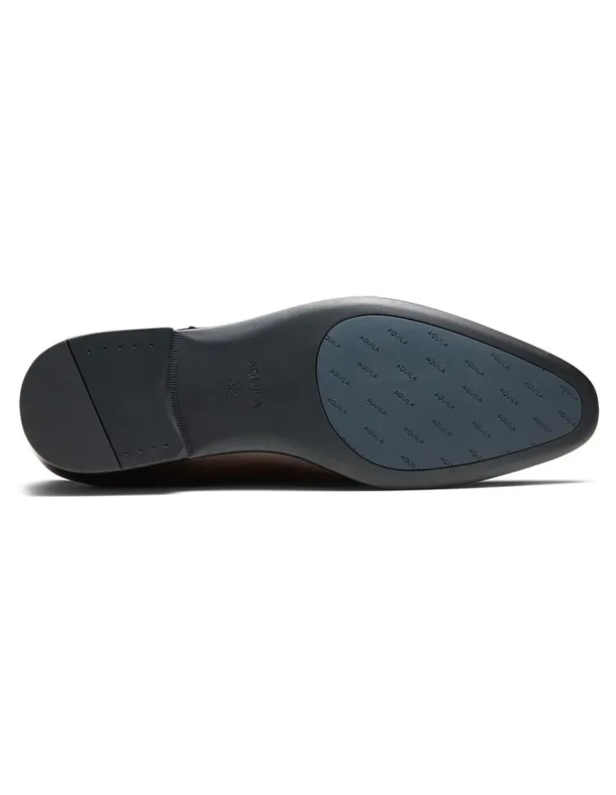 Aquila Marvin Leather Dress Shoes in Brown