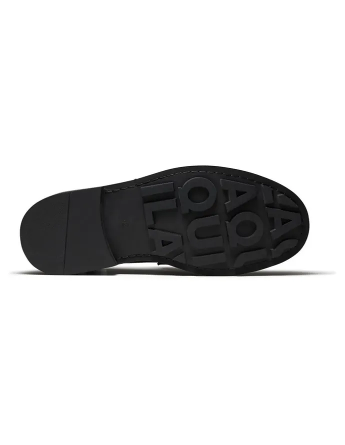 Aquila Mensa Penny Loafers in Black