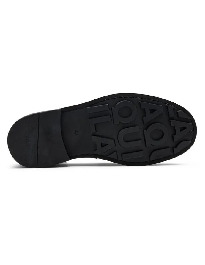 Aquila Mensa Pony Loafers in Black