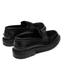 Aquila Mensa Pony Loafers in Black
