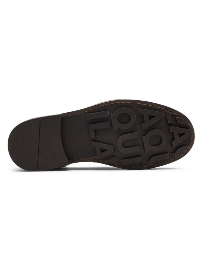 Aquila Mensa Pony Loafers in Brown