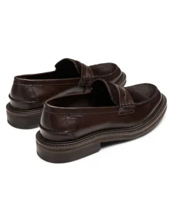 Aquila Mensa Pony Loafers in Brown