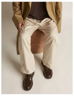Aquila Mensa Pony Loafers in Brown