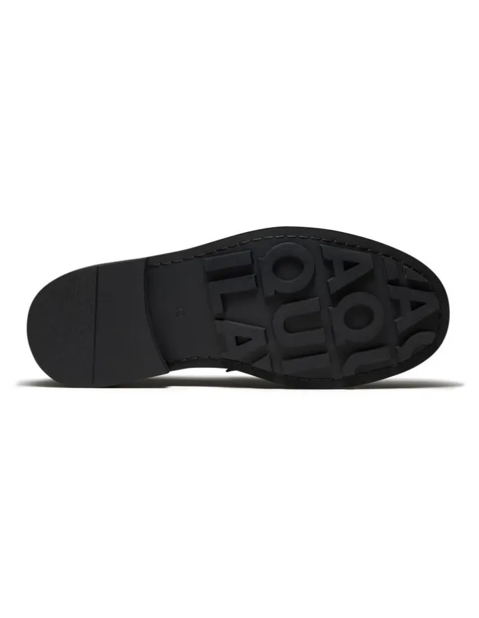 Aquila Mensa Tassel Loafers in Black
