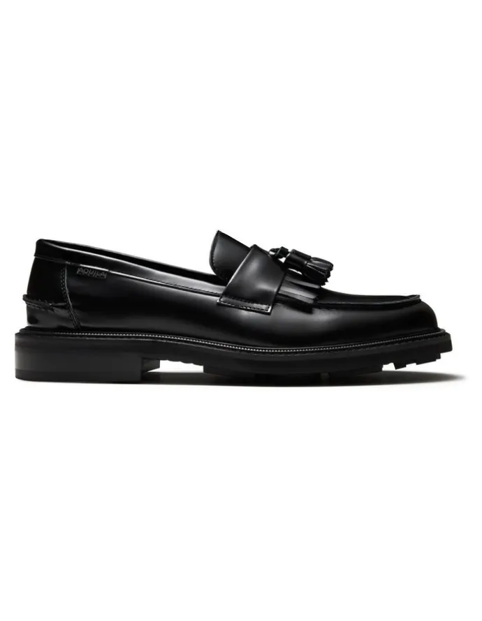 Aquila Mensa Tassel Loafers in Black