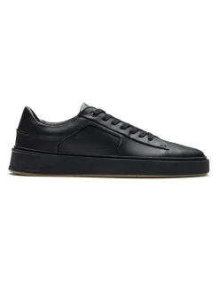Aquila Odin Leather Sneakers in Black