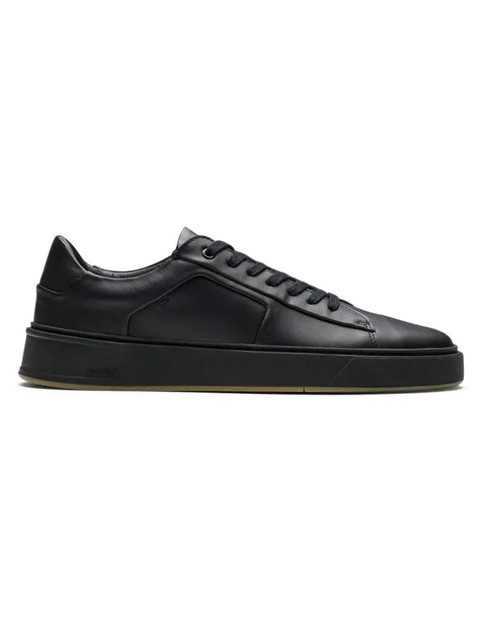 Aquila Odin Leather Sneakers in Black