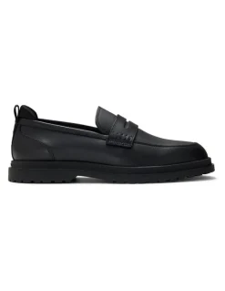 Aquila Radar Penny Loafers in Black