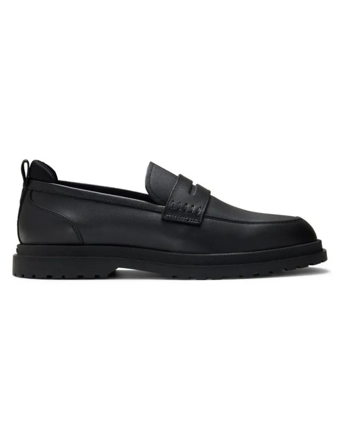 Aquila Radar Penny Loafers in Black