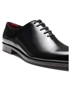 Aquila Simmons Oxford Shoes in Patent Black