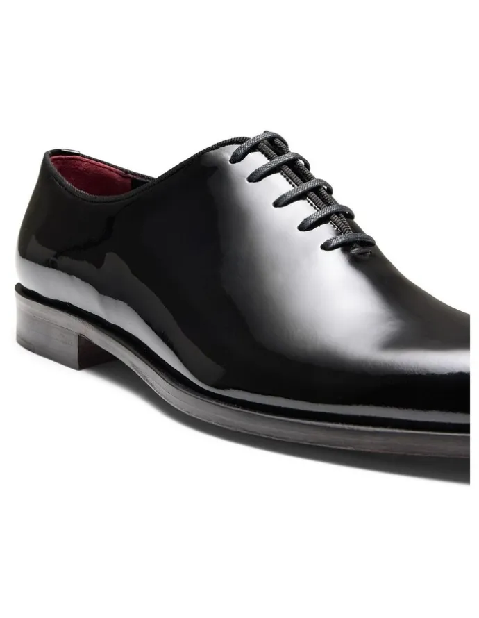 Aquila Simmons Oxford Shoes in Patent Black