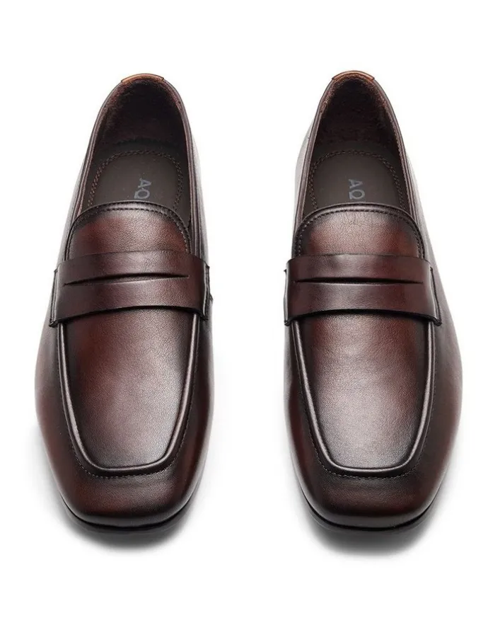 Aquila Vincent Loafers in Brown