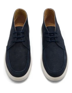 Aquila Breeze Nubuck Chukka Boot in Navy