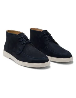 Aquila Breeze Nubuck Chukka Boot in Navy