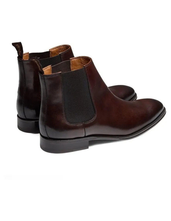 Aquila Burnell Chelsea Boots in Brown