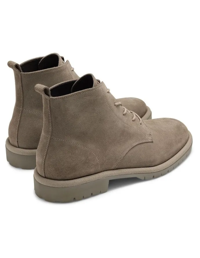 Aquila Canyon Suede Lace-Up Boots in Beige